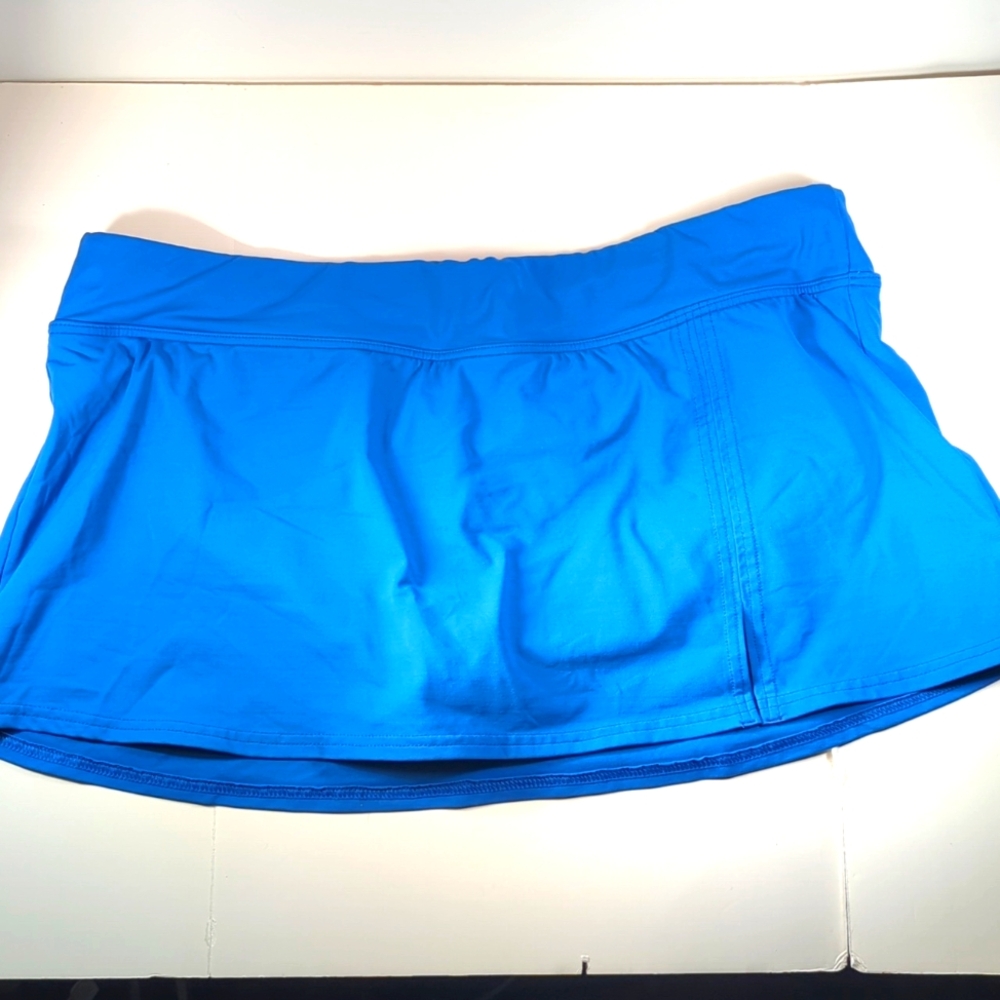 LANDS END Swimskirt Brief Panty with Skirt On Top